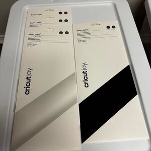 Cricut Joy™ Smart Label™ Writable Vinyl 4ct Packs 1-Permanent 3-Removable